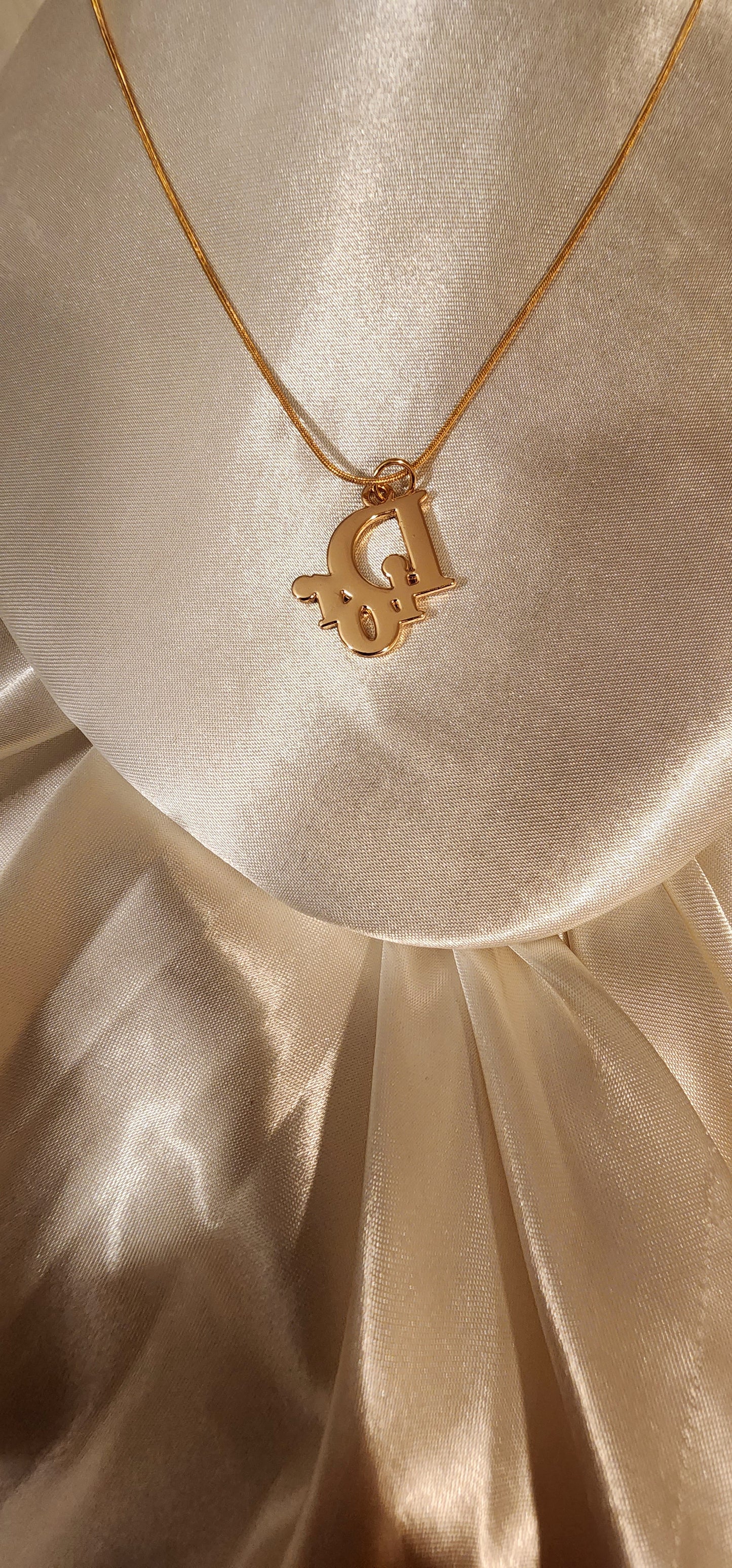 Repurposed Vintage Crystal Charm Necklace- DR Era